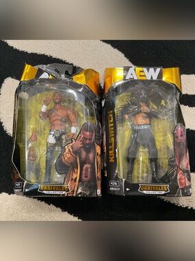 AEW Unrivaled Collection Action Figures - Duo Set (Black, Gold)